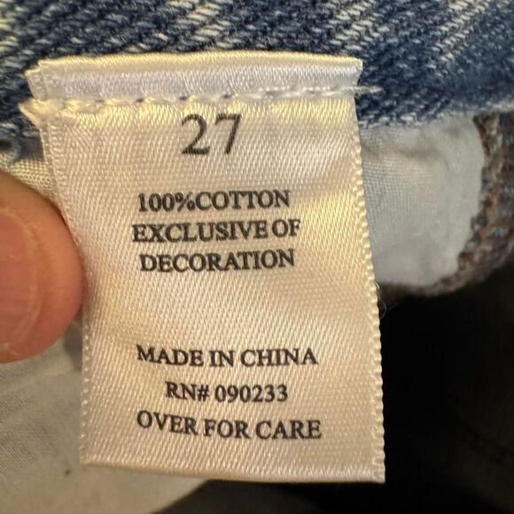 Playboy by PacSun Women’s Cargo Jeans Size 27 Light Wash Wide Leg Y2K Utility De - Picture 3 of 6